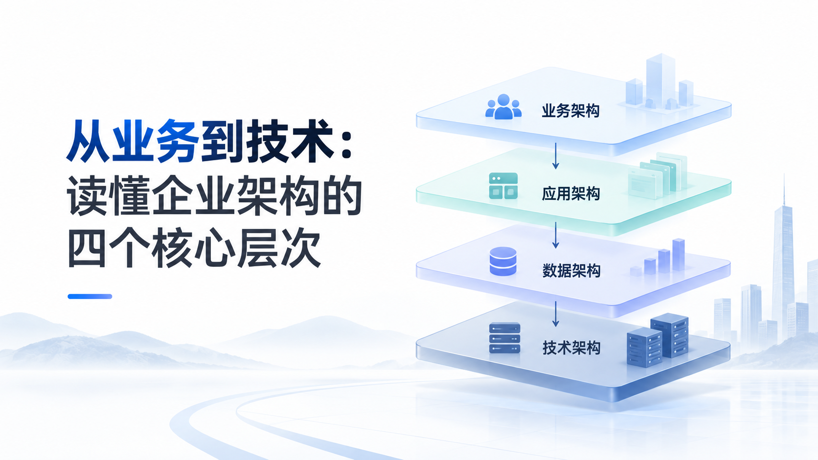 从业务到技术：读懂企业架构的四个核心层次