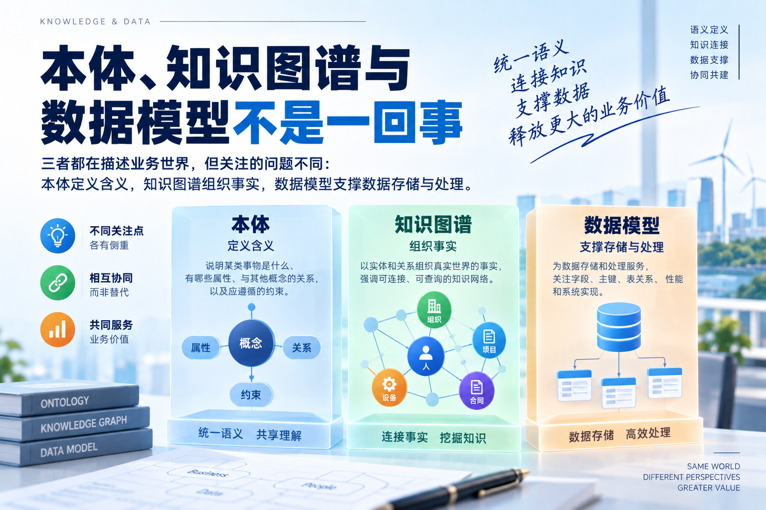 本体、知识图谱与数据模型不是一回事